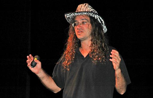 Ben Goertzel holding a lecture. Photo via Freebase.com and Wikimedia Commons